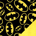 Bat Signal Fleece Fabric