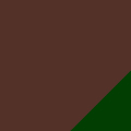 Brown/Hunter Green Fleece Fabric