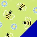Busy Bees Fleece Fabric