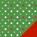Christmas Dots Fleece Fabric