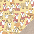 Foxes Fleece Fabric