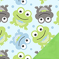 Frogs Fleece Fabric