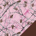 Pink Forest Fleece Fabric