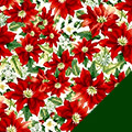 Poinsettia Fleece Fabric