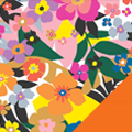 Awesome Blossom Fleece Fabric