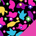 Bird Love Fleece Fabric