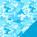 Blue Camo Fleece Fabric