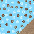 Blue Paws Fleece Fabric