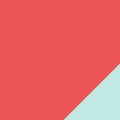 Coral/Aqua Fleece Fabric