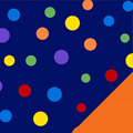 Dancing Dots Fleece Fabric