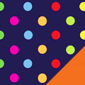 Disco Dots Fleece Fabric