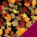 Harvest Leaves Fleece Fabric