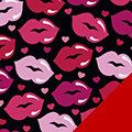 Kisses Fleece Fabric
