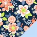 Orange Flowers Swatch