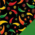 Chili Peppers Fleece Fabric