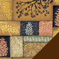 Pine Cones Fleece Fabric