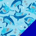 Shark Attack Fleece Fabric