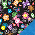 Skelanimals Fleece Fabric