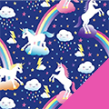 Unicorns Fleece Fabric