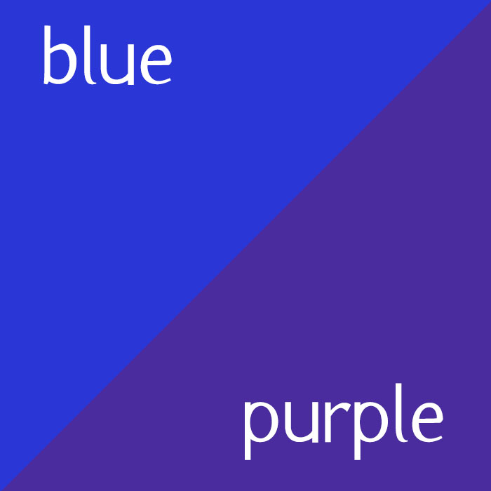 Blue and Purple Fleece Fabric solid combo