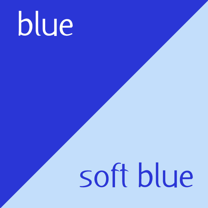 Blue and Soft Blue Fleece Fabric