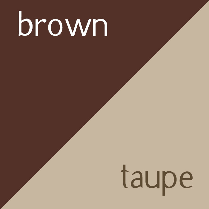 Brown and Taupe Fleece Fabric Combo
