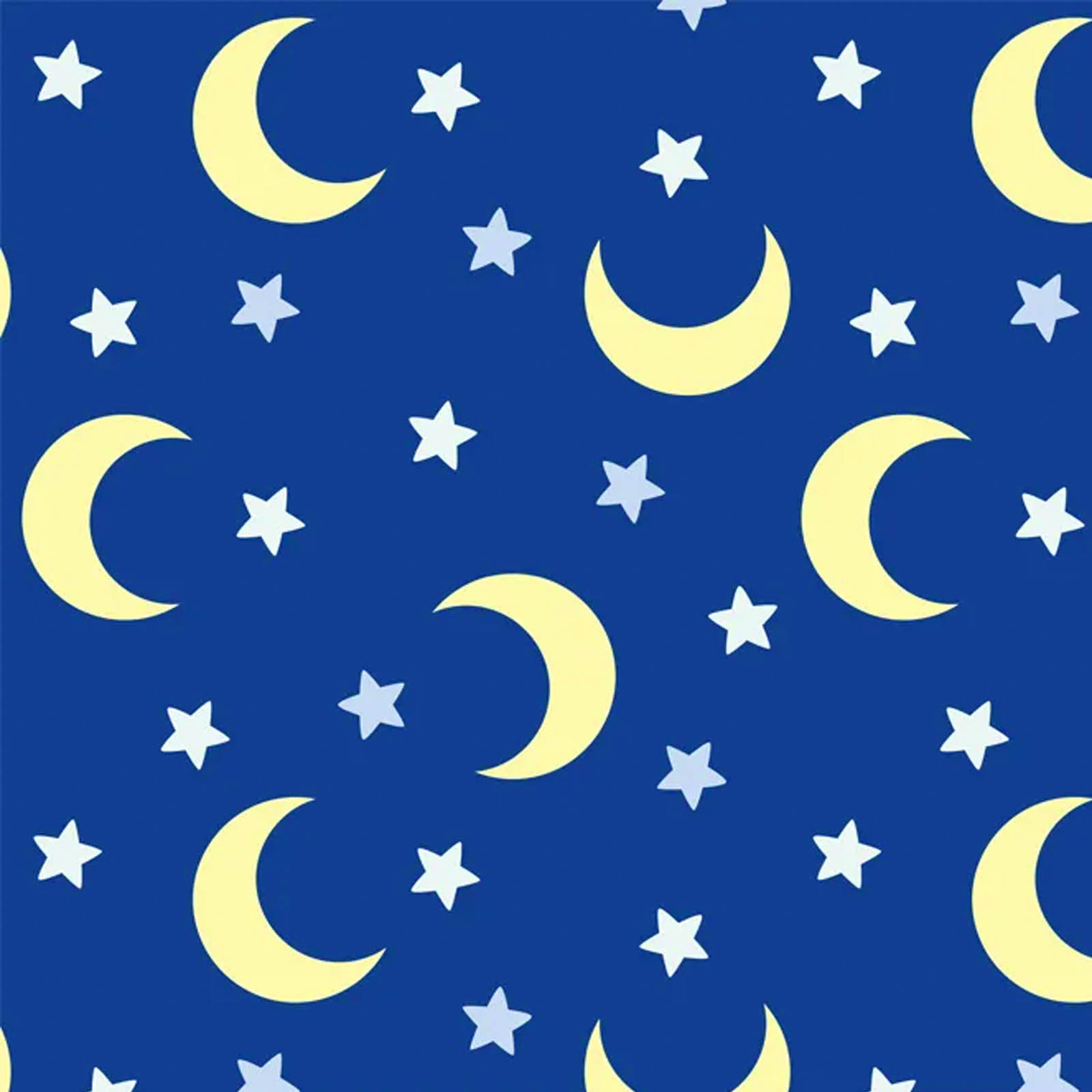 Goodnight Moon Fleece Fabric with Gray