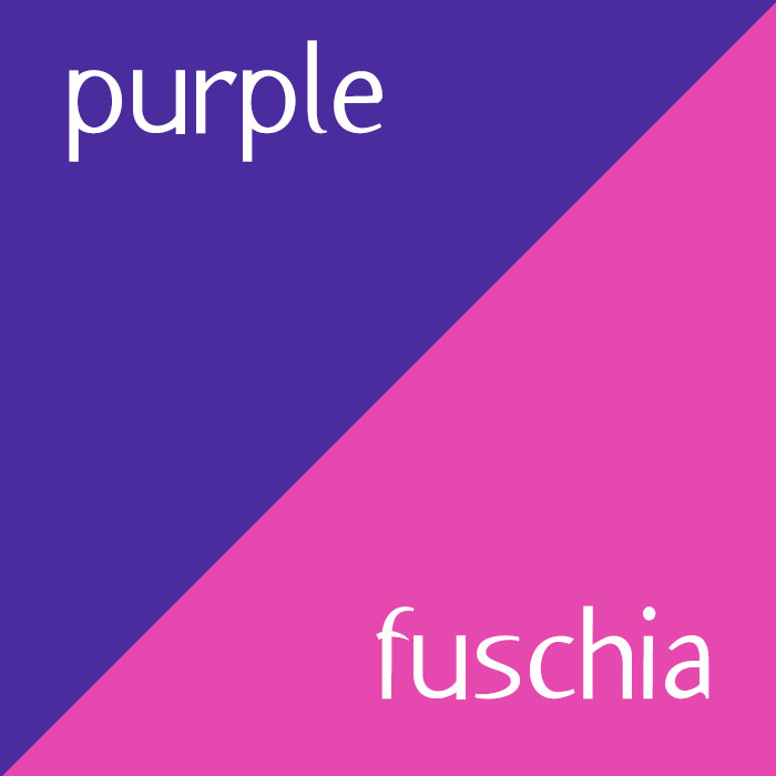 Purple and Fuschia Fleece Combination