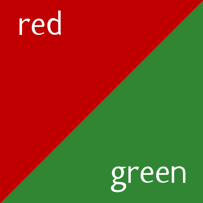 Red and Green Fleece Fabric