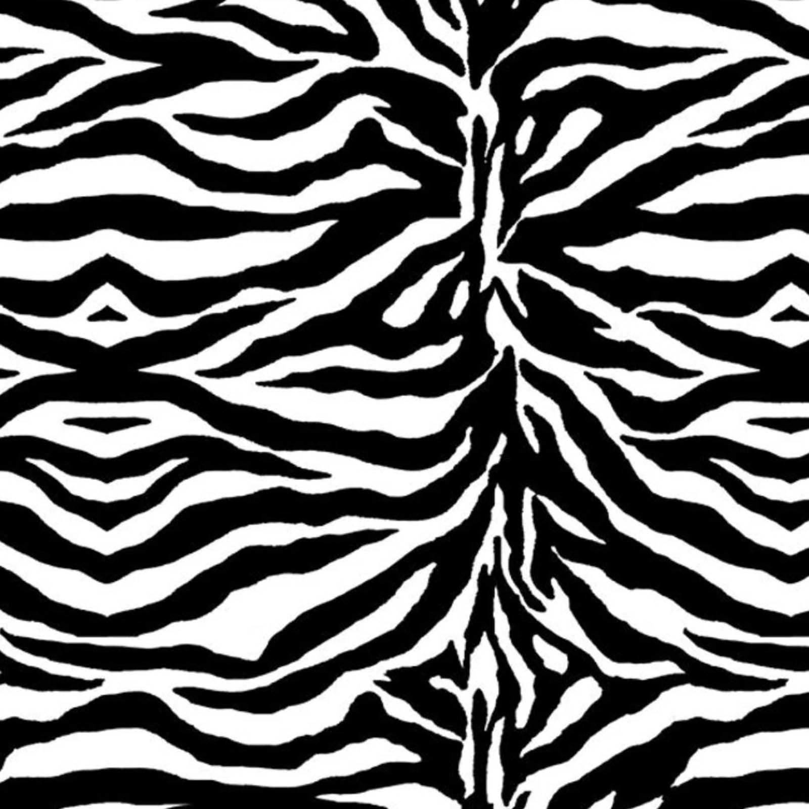 Zebra Fabric Fleece with Black