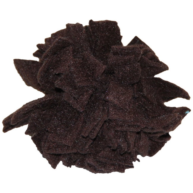 Fleece Puff in Brown