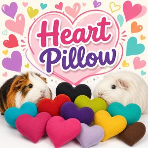 Heart Pillow fleece