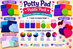 Potty Pad Piddle Pack potty pads,fleece