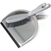 Silver Dustpan and Whiskbroom Set