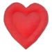 Red heart on white