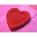 Red Heart on Pink