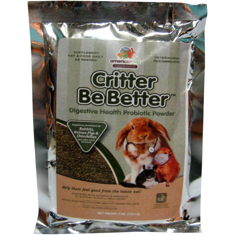 Critter Be Better Probiotic Digestive Health Powder
