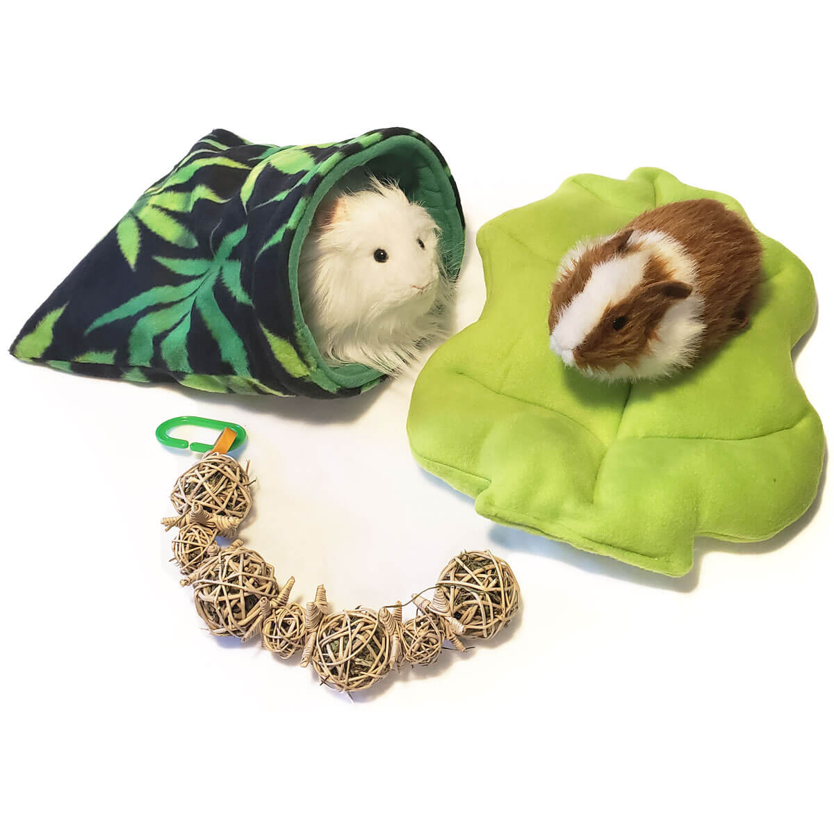 Cannabis Bed and Treat Bundle for Guinea Pigs