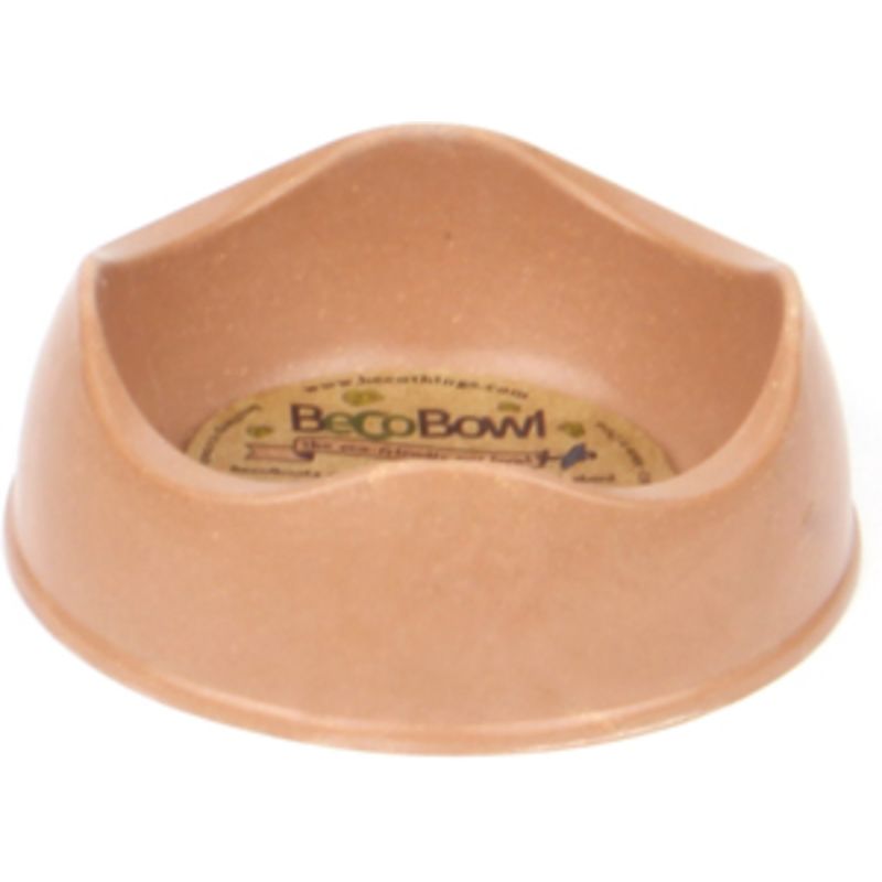 Beco Bowl great for limited feed pellets in brown