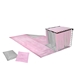 Bedding Combo for C&C 2x4 Starter Kit - Pink/Gray - COMBO-PINKGRAY