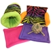 Large Rainbow Zebra Bed and Toy Bundle for Guinea Pigs