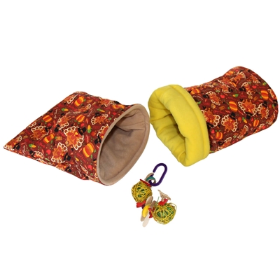 Small Turkeys Bed and Toy Bundle for Guinea Pigs and Other Small Animals
