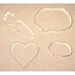 Guinea pig and baby and carrot and heart Cookie Cutters