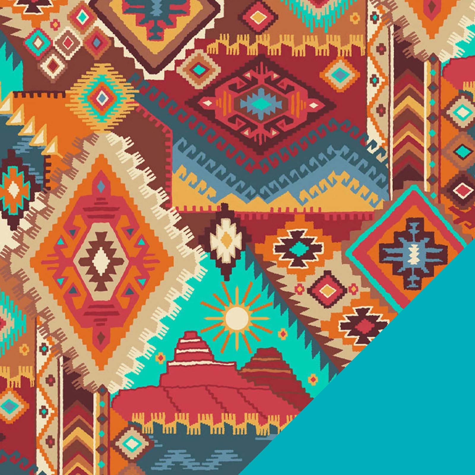 Desert Frontier fleece fabric