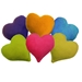 Heart Pillow Pack in Bright Bolds