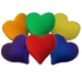 Heart Pillow Pack in Regal Rainbow