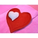 Red Heart Potty Pad and Lilac Heart Pillow