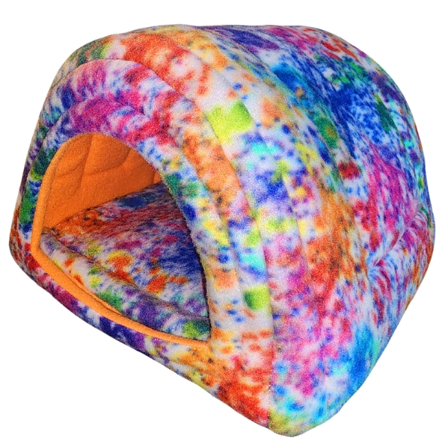 Hidey Hut in Paint Splatter