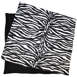 Guinea Pig Cage Liner for C&C Cage in 2x4.5 in Zebra fleece pattern