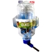 Glass Water Bottle, 16 oz, blue cap